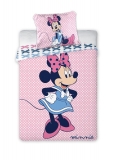 Obliečky do postieľky Minnie mašličky 100/135, 40/60