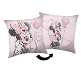 Mikroplyšový vankúšik Minnie Pink heart 02 35/35