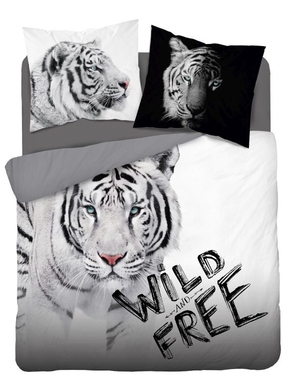 Francúzske obliečky Biely Tiger Wild Free 220/200 cm