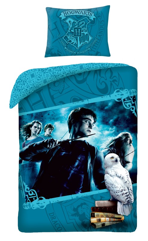 Obliečky Premium Harry Potter blue 140/200, 70/90