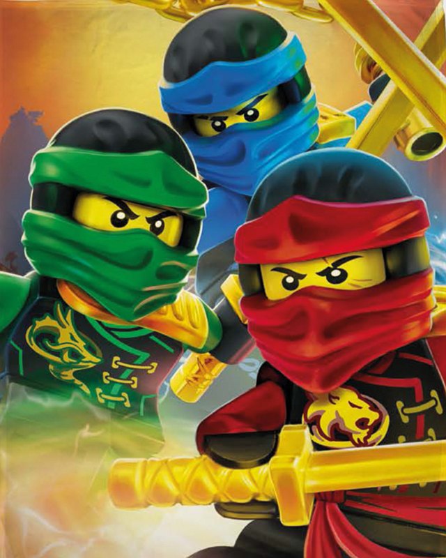 Fleece deka Lego Ninjago 100/150