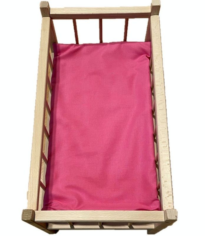 Matrace do postieľky pre bábiky Ružová