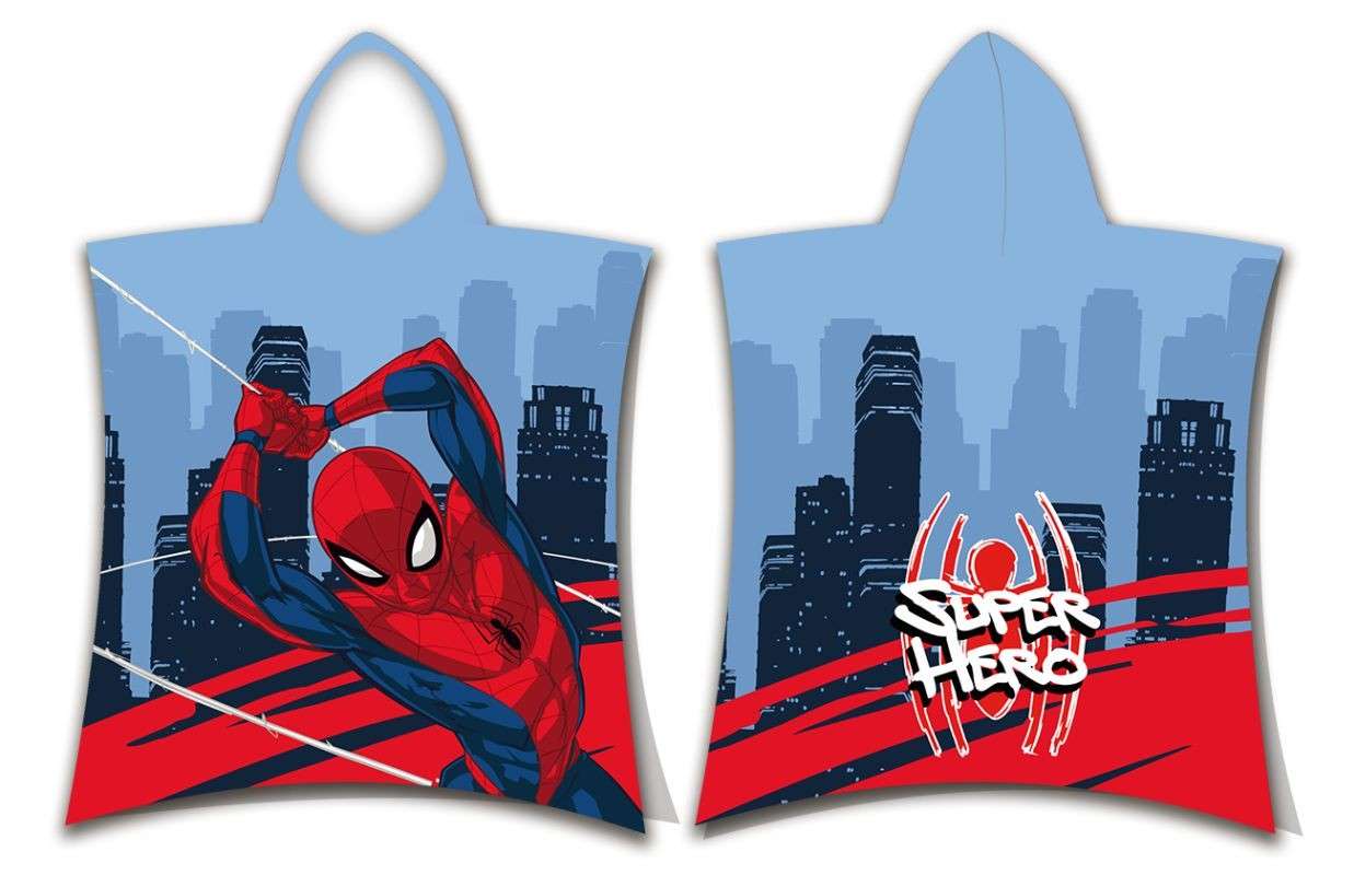 Pončo Spiderman Super Hero