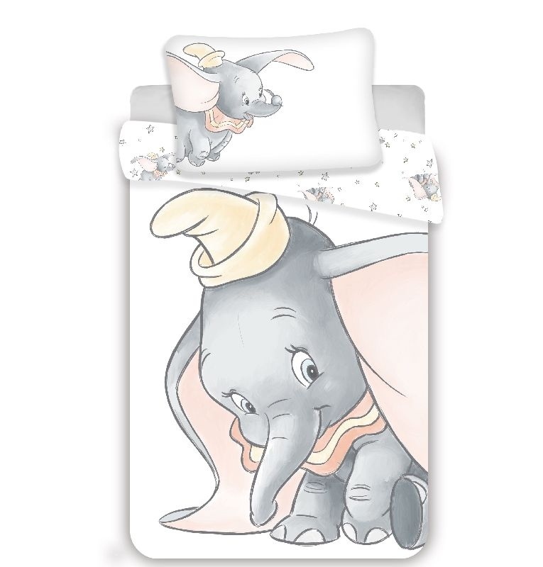Obliečky do postieľky Dumbo Grey baby