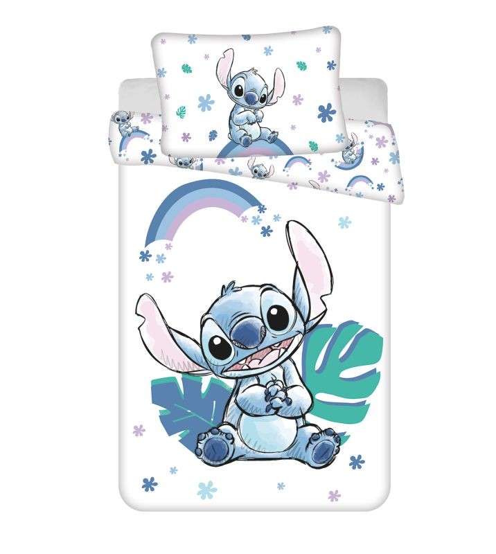 Obliečky do postieľky Lilo and Stitch Rainbow baby 100/135, 40/60