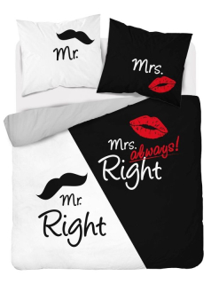 Francúzske obliečky Mr Right 220/200 cm