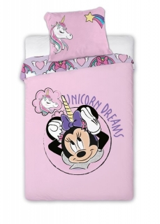Obliečky Minnie jednorožec 140/200, 70/90