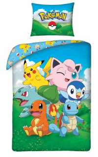 Obliečky Pokémon lúka