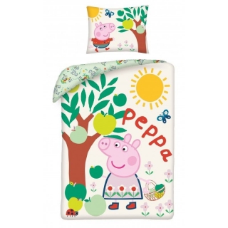 Obliečky Peppa Pig jabloň v látkovom vaku